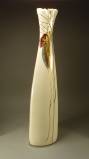 Tall Triangular Vase