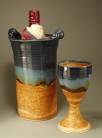 Wine Caddy and Goblet
