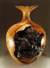Large Cherry Burl Vase